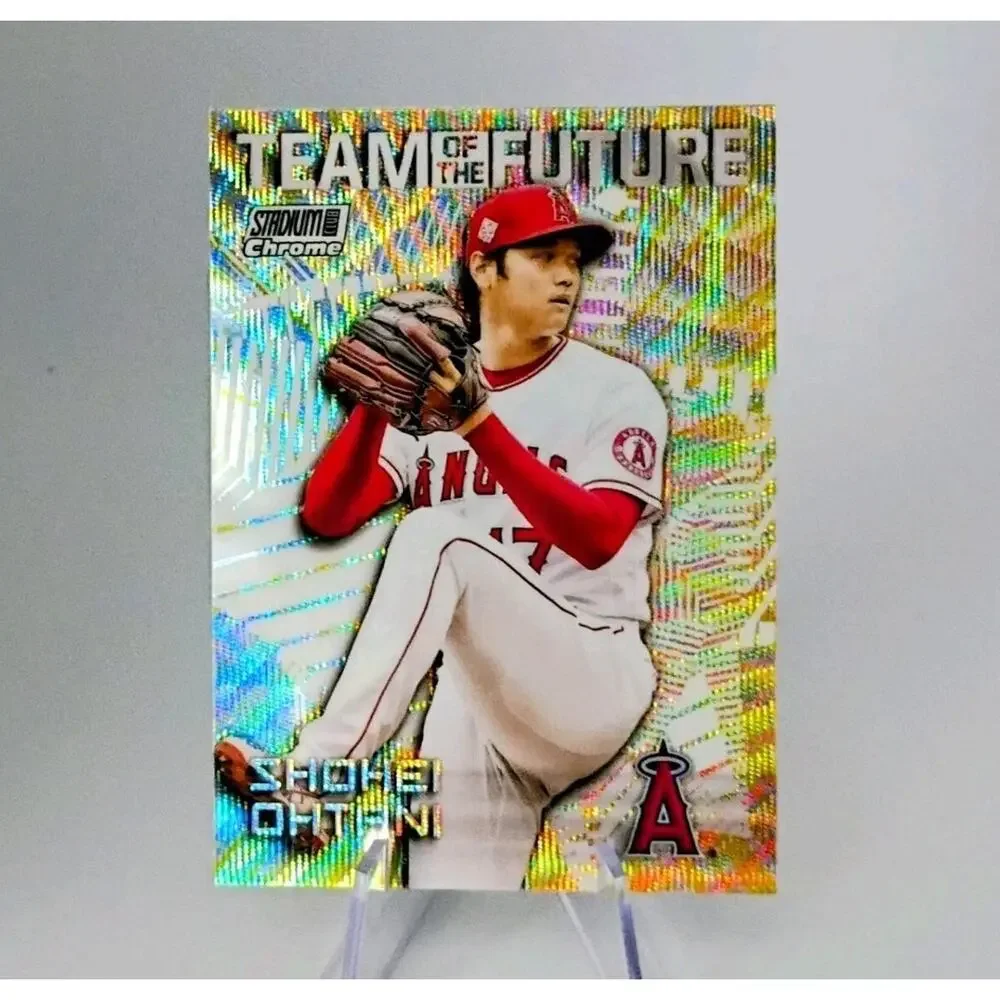 Shohei Ohtani #TOF-17 Stadium Club Team Of The Future REFRACTOR 2023